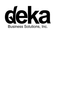 DEKA BUSINESS SOLUTIONS, INC. trademark