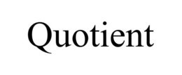 QUOTIENT trademark
