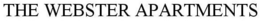 THE WEBSTER APARTMENTS trademark
