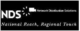 NDS NETWORK DISTRIBUTION SOLUTIONS NATIONAL REACH, REGIONAL TOUCH trademark