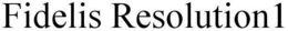 FIDELIS RESOLUTION1 trademark