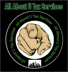 ALL ABOUT U TAX SERVICES ALL ABOUT U TAX SERVICES ALL ABOUT U TAX SERVICES ALL ABOUT U TAX SERVICES trademark
