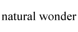 NATURAL WONDER trademark