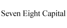 SEVEN EIGHT CAPITAL trademark