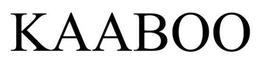 KAABOO trademark