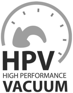 HPV HIGH PERFORMANCE VACUUM trademark