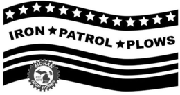 IRON PATROL PLOWS MORAN IRON WORKS EST. 1978 trademark