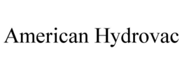 AMERICAN HYDROVAC trademark