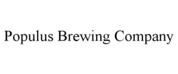 POPULUS BREWING COMPANY trademark