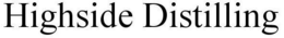 HIGHSIDE DISTILLING trademark