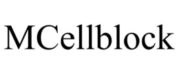MCELLBLOCK trademark