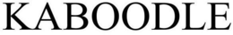KABOODLE trademark