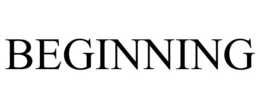 BEGINNING trademark