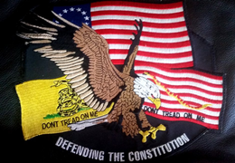 DEFENDING THE CONSTITUTION DONT TREAD ON ME DONT TREAD ON ME trademark