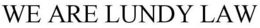WE ARE LUNDY LAW trademark