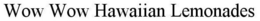 WOW WOW HAWAIIAN LEMONADES trademark