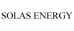 SOLAS ENERGY trademark