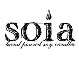 SOIA HAND POURED SOY CANDLES trademark