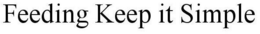 FEEDING KEEP IT SIMPLE trademark