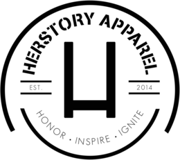 H HERSTORY APPAREL EST. 2014 HONOR INSPIRE IGNITE trademark