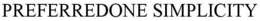 PREFERREDONE SIMPLICITY trademark
