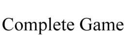 COMPLETE GAME trademark