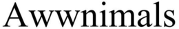 AWWNIMALS trademark