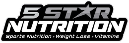5 STAR NUTRITION SPORTS NUTRITION WEIGHT LOSS VITAMINS trademark