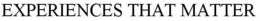 EXPERIENCES THAT MATTER trademark