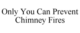 ONLY YOU CAN PREVENT CHIMNEY FIRES trademark