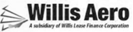 WILLIS AERO A SUBSIDIARY OF WILLIS LEASE FINANCE CORPORATION trademark