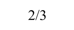 2/3 trademark