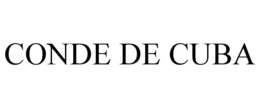 CONDE DE CUBA trademark