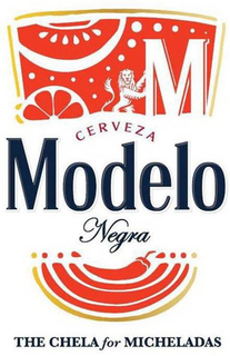 M CERVEZA MODELO NEGRA THE CHELA FOR MICHELADAS trademark