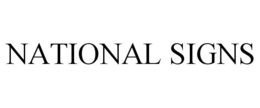 NATIONAL SIGNS trademark