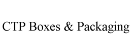 CTP BOXES & PACKAGING trademark