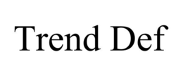 TREND DEF trademark