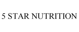 5 STAR NUTRITION trademark