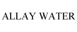 ALLAY WATER trademark