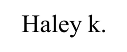 HALEY K. trademark