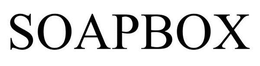 SOAPBOX trademark