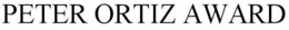 PETER ORTIZ AWARD trademark