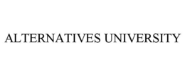 ALTERNATIVES UNIVERSITY trademark