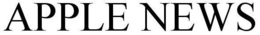 APPLE NEWS trademark
