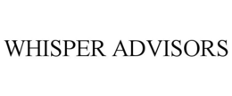 WHISPER ADVISORS trademark