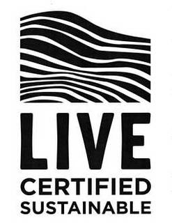 LIVE CERTIFIED SUSTAINABLE trademark