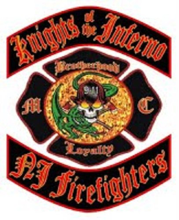 KNIGHTS OF THE INFERNO MC BROTHERHOOD LOYALTY 9-11 NJ FIREFIGHTERS trademark