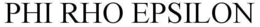 PHI RHO EPSILON trademark