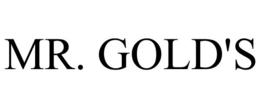 MR. GOLD'S trademark