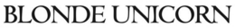 BLONDE UNICORN trademark
